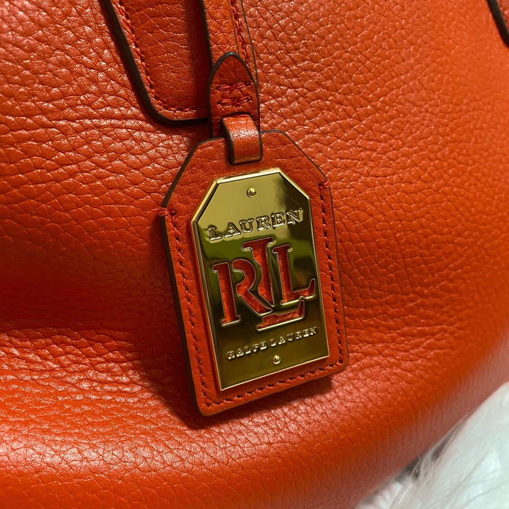 Ralph Lauren Neon Orange Bag - Picture 6 of 8